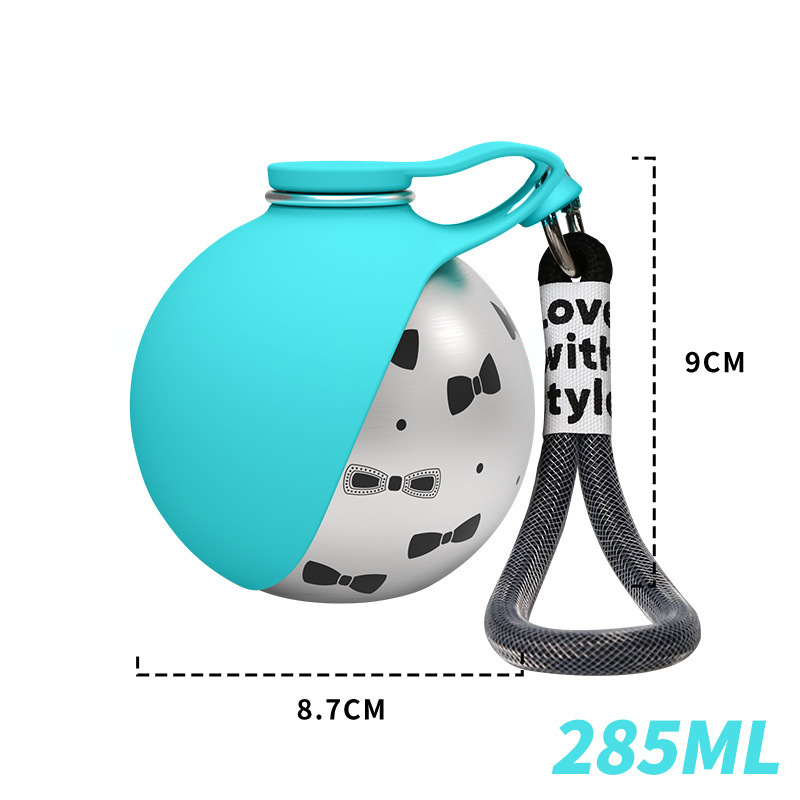 📢📢49% OFF !! ⏰ 2-in-1 Portable Dog Water Bottle for Small Dogs - Leak-Proof & Compact