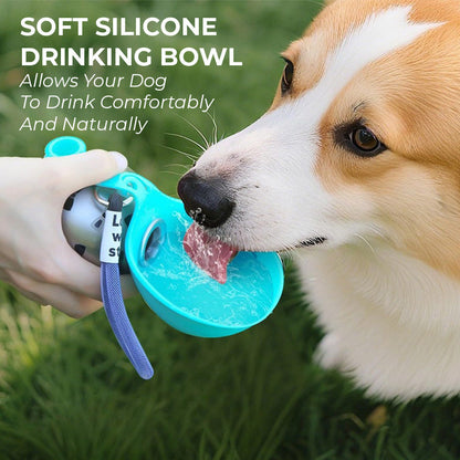 📢📢49% OFF !! ⏰ 2-in-1 Portable Dog Water Bottle for Small Dogs - Leak-Proof & Compact