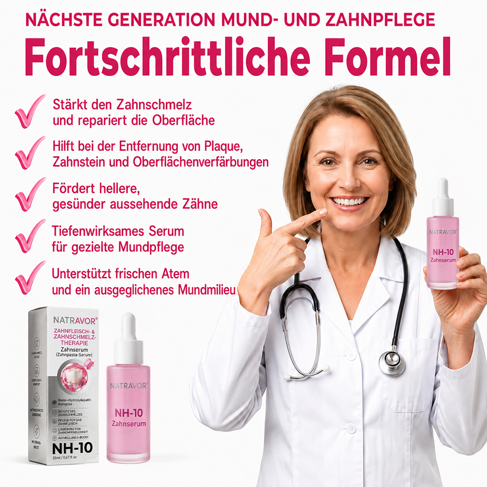 🦷Natravor® Thismile NH-10 Zahnpasta-Serum für Zahnschmelz und Zahnfleisch – Advanced Therapy