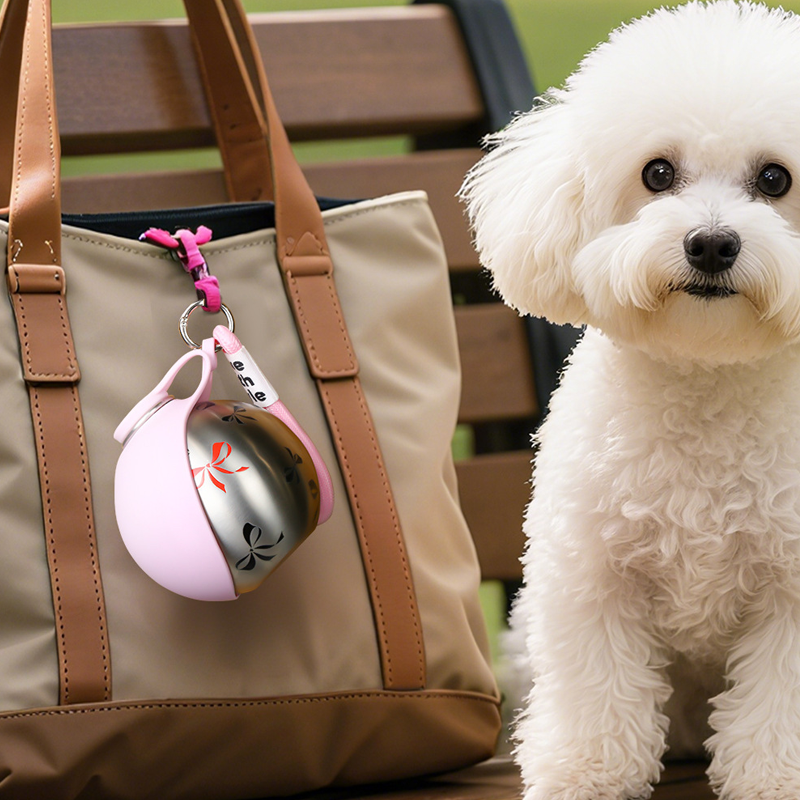 📢📢49% OFF !! ⏰ 2-in-1 Portable Dog Water Bottle for Small Dogs - Leak-Proof & Compact