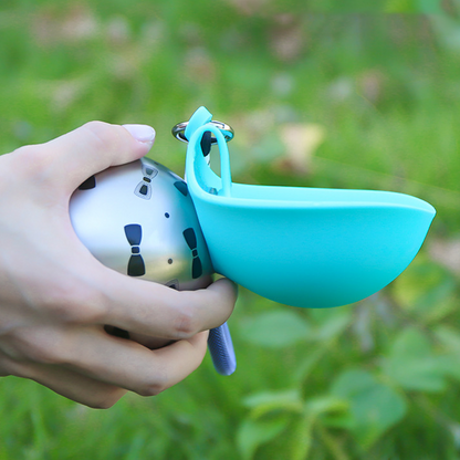 📢📢49% OFF !! ⏰ 2-in-1 Portable Dog Water Bottle for Small Dogs - Leak-Proof & Compact