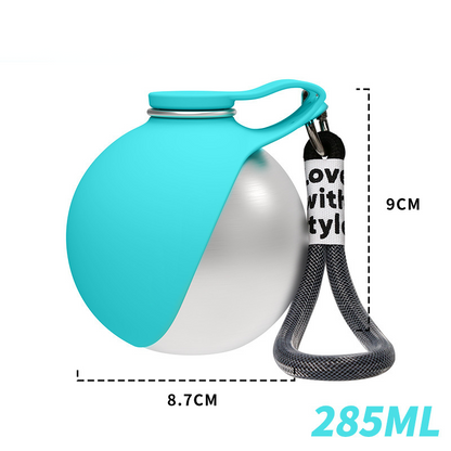 📢📢49% OFF !! ⏰ 2-in-1 Portable Dog Water Bottle for Small Dogs - Leak-Proof & Compact