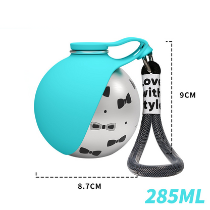 📢📢49% OFF !! ⏰ 2-in-1 Portable Dog Water Bottle for Small Dogs - Leak-Proof & Compact